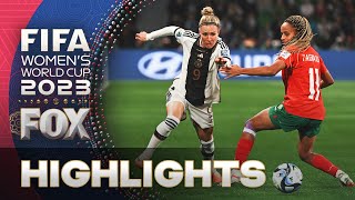 Germany vs. Morocco Highlights | 2023 FIFA Women's World Cup