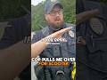Cop stops him for small scooter.