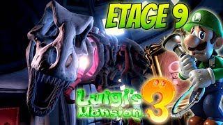 Luigi's Mansion 3 Etage 9 Musée d'Histoire Naturelle T-Rex Dinosaure Boss Nintendo Switch Gameplay