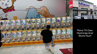 JAPANESE CLAW MACHINES And Store Walk Through At MITSUWA MARKETPLACE PLANO!!!