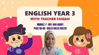 ENGLISH YEAR 3 Module 7 Page 68 (RULES!)