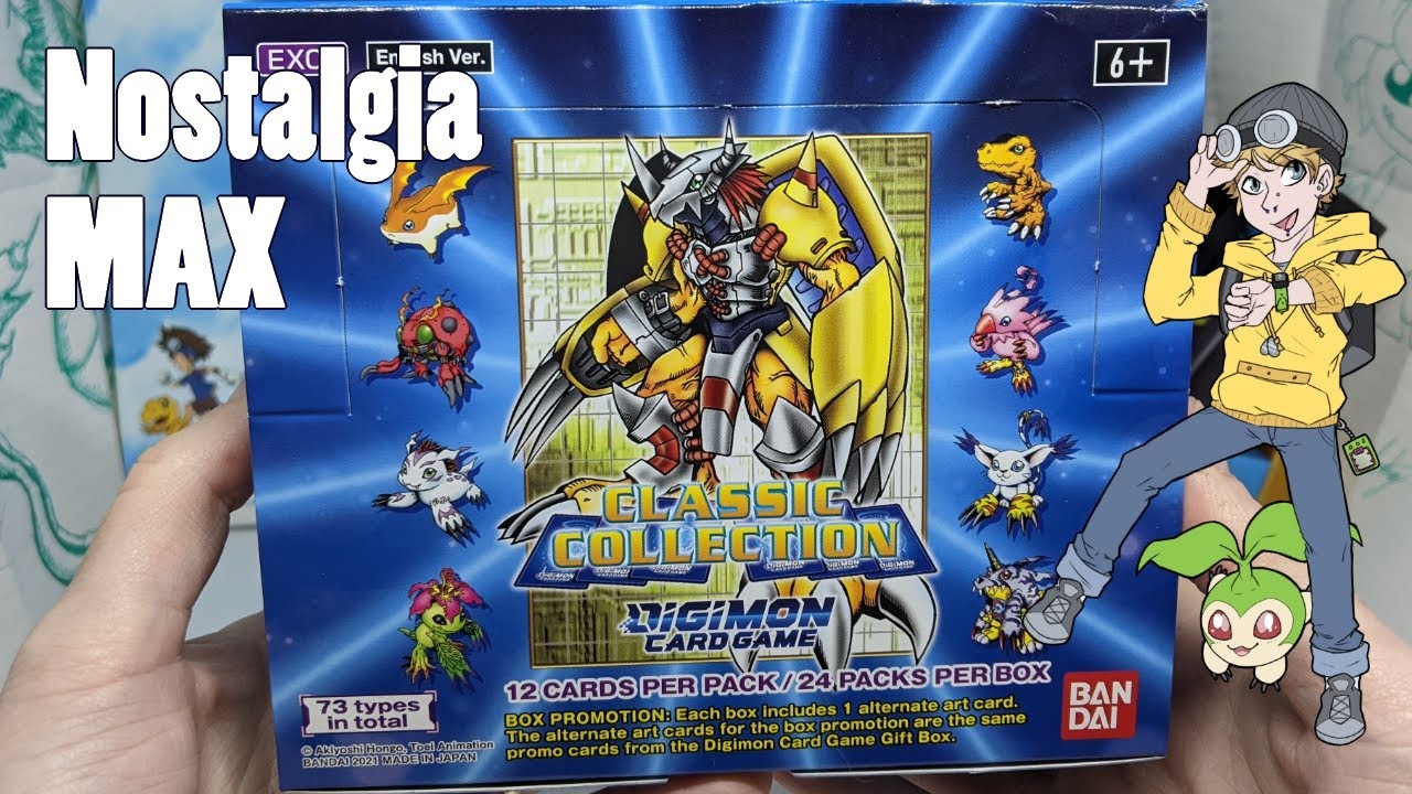 English Digimon TCG Classic Collection Booster Unboxing and Commentary  [EX-01]
