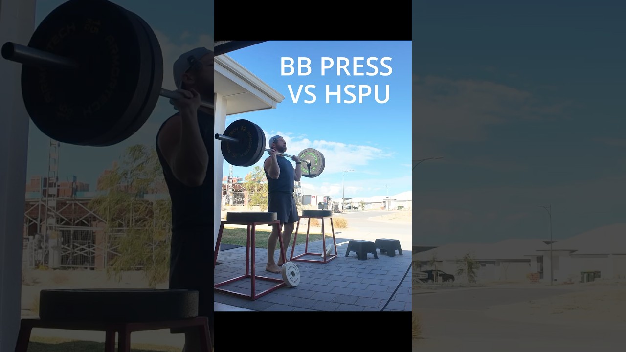 Handstand Push Up Strength and Barbell Strength Compared