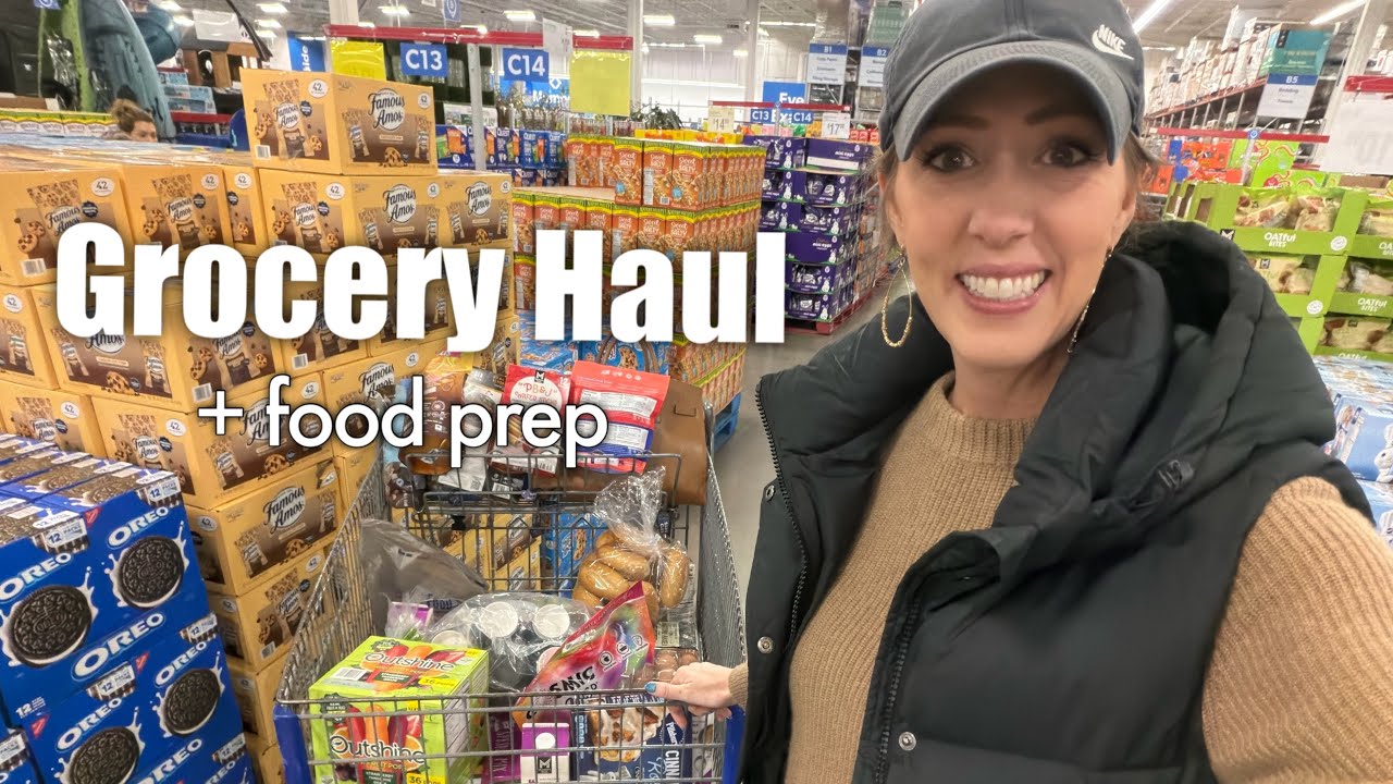 Shop with Me GROCERY HAUL + Meal Ideas + Food PREP