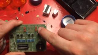 Part 2: AT89C2051 6 Digital LED Clock Alarm Kit Build