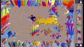 Colourful hot air balloons 🎈//#jigsawpuzzle #viralvideo #jigsawpuzzle  screenshot 5