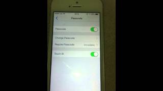How to add a pass code to BBM IPhone screenshot 5