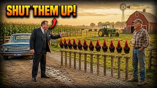 They Complained His Rooster Crowed Too Early, So He Bought 12 More and Built the Coop on Their Fence