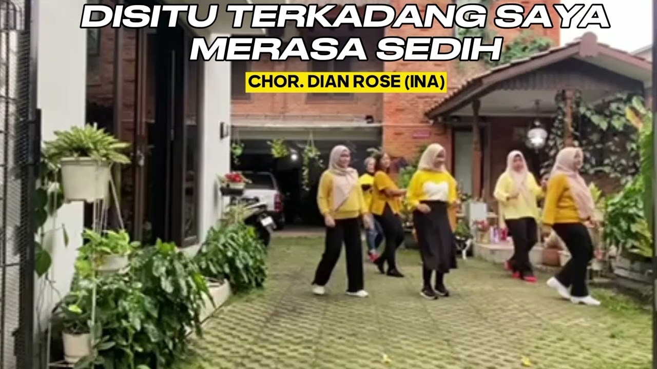 Disitu Terkadang Saya Merasa Sedih | Line Dance | Demo | Chor. 