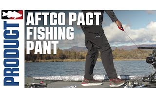 Aftco Pact Technical Fishing Pant with Jared Lintner on Clear Lake 