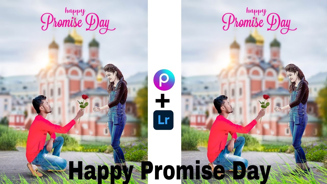 Promise Day Photo Editing //  PicsArt // Lightroom // Valentine's Day // Edit // February