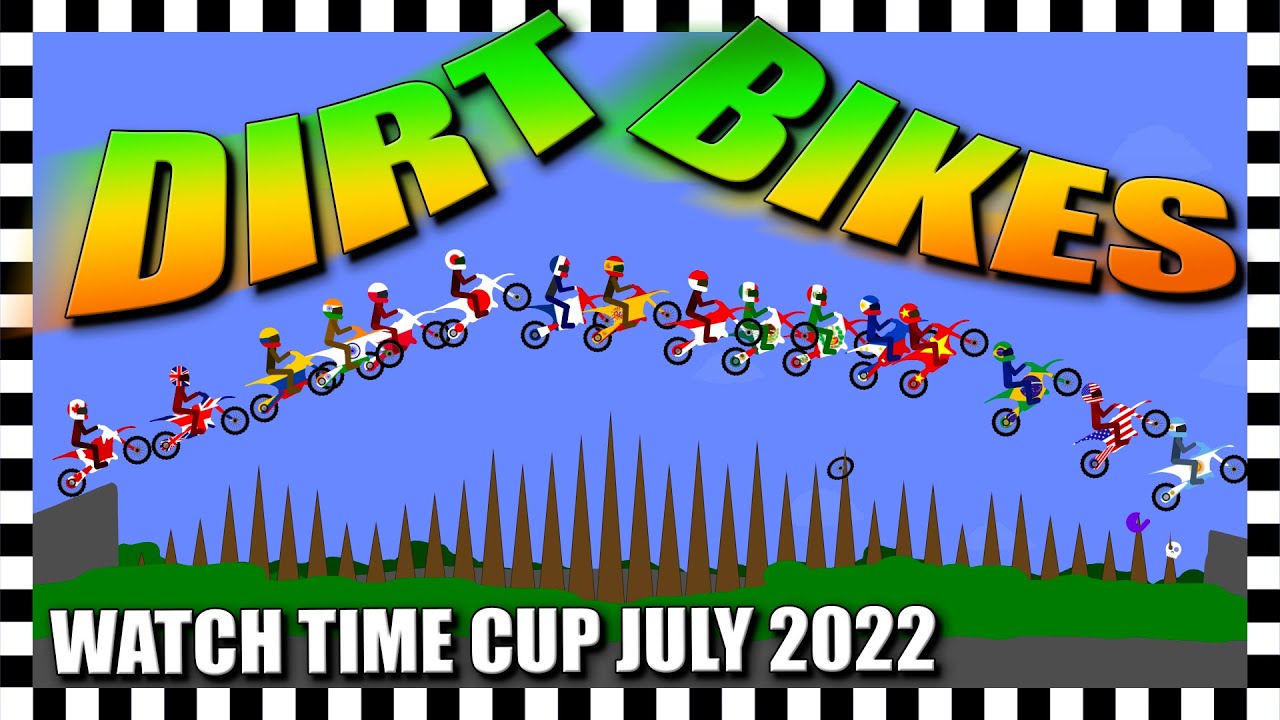Dirt Bike Race July Watch Time Cup 2022 Algodoo YouTube