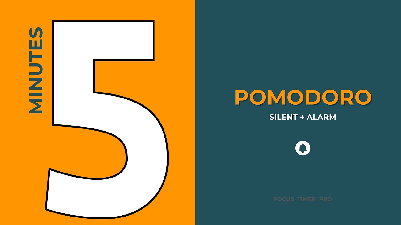 5 minute pomodoro timer  | Focus Timer for Studying & Work