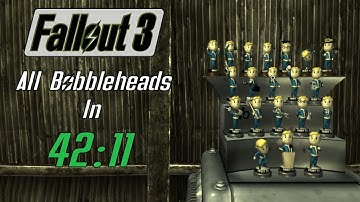 Fallout 3 All Bobbleheads Speedrun in 42:11