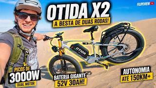 Testei a Otida X2 3000W: A Fatbike Elétrica Dual Motor Mais Potente e Completa que Já Experimentei?