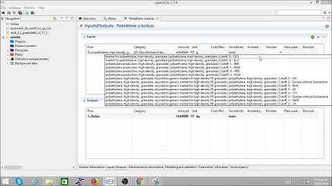 Análisis de ciclo de vida bolsa plástica con OpenLCA