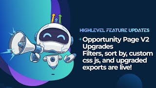 Opportunity Page V2 Upgrades Filters, sort by, custom css js, and upgraded exports are live!