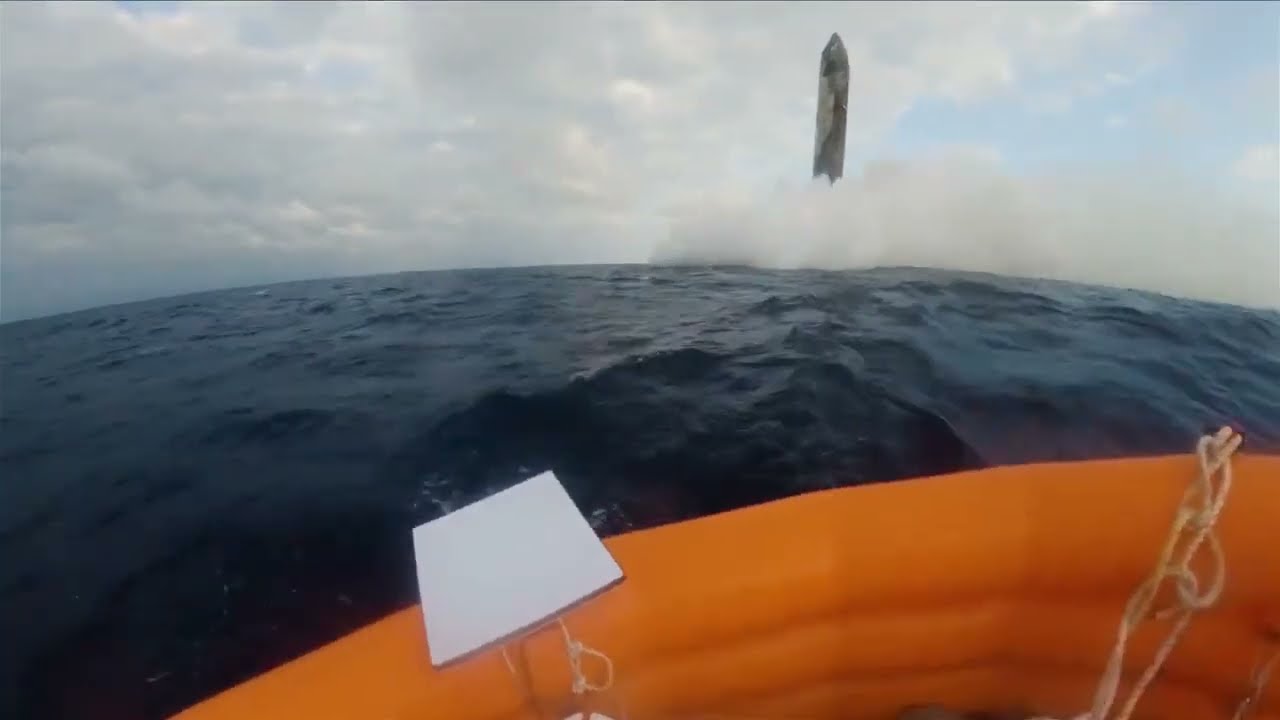 Starship's Unbelievable Water Landing Test | Allexplorer