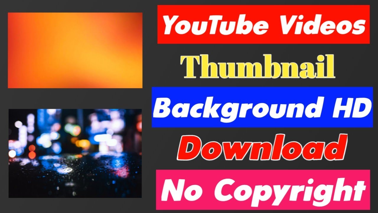 YouTube Thumbnail Background Download Free No Copyright || Thumbnail  Background Pack - YouTube