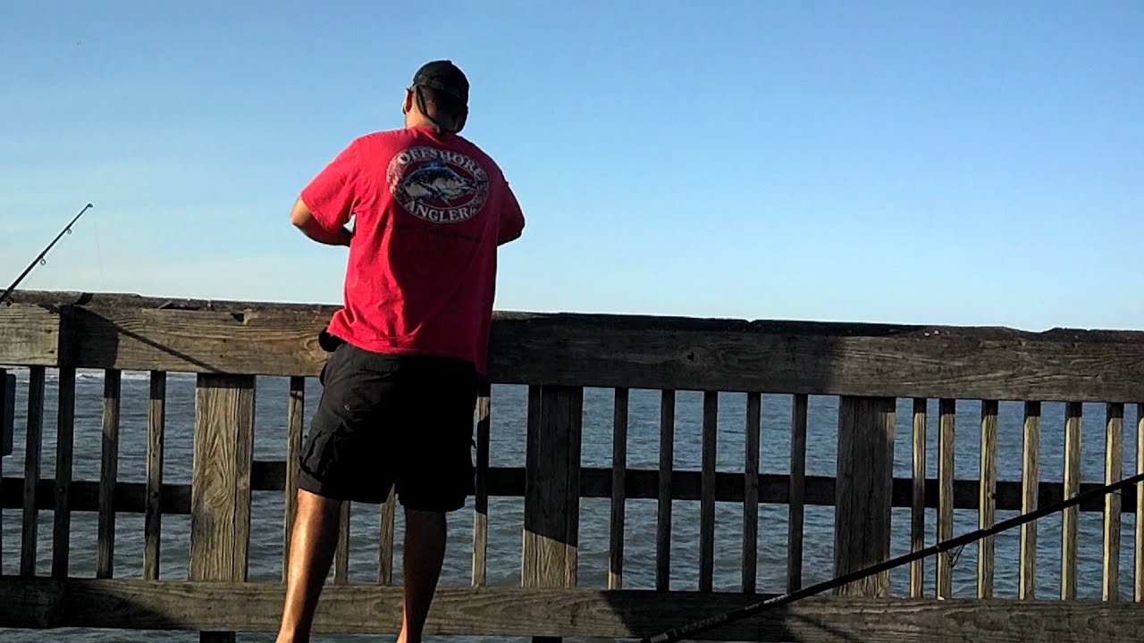 Tybee island fishing for drum - YouTube