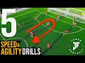 5 speed  agility drills for soccer  football 