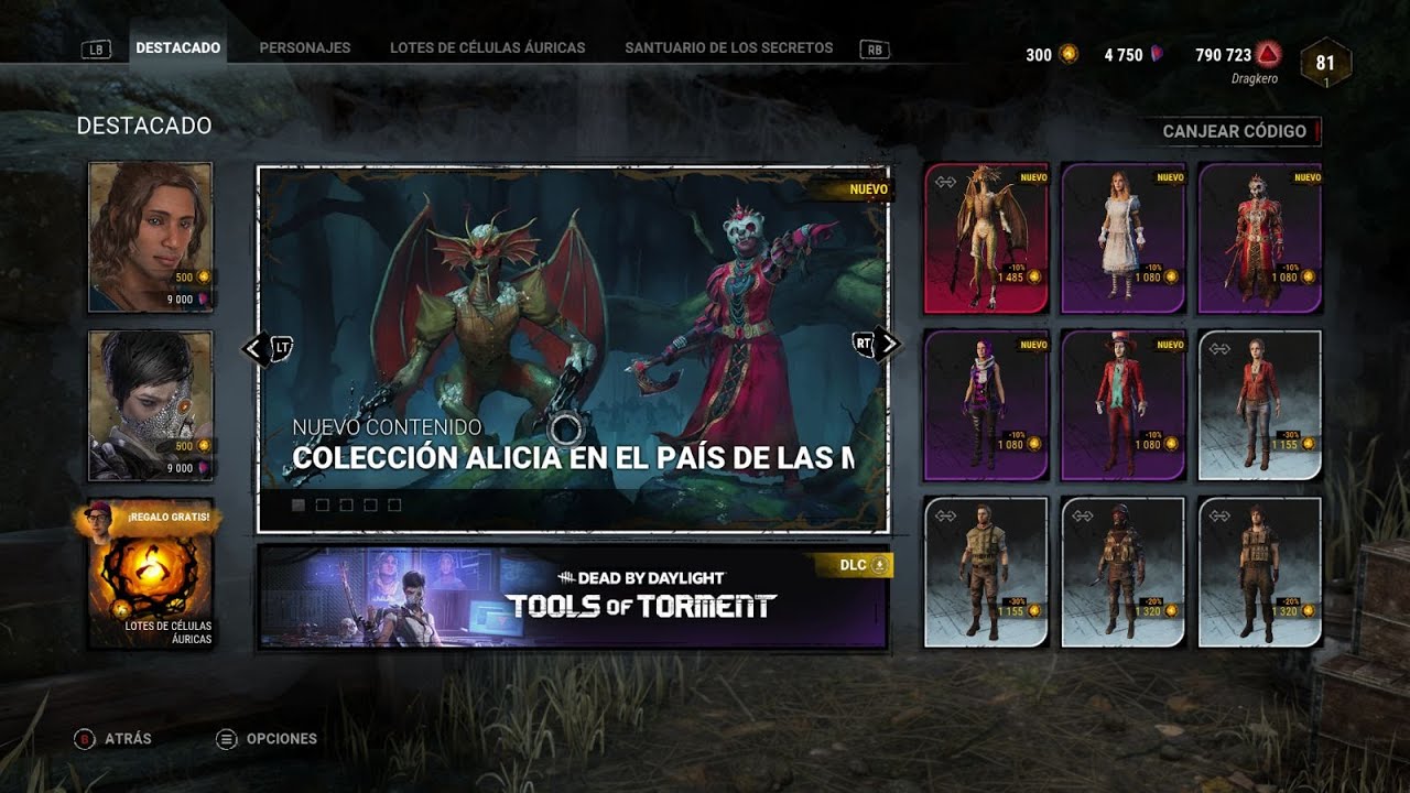 NUEVA ACTUALIZACION DE LA TIENDA DE DEAD BY DAYLIGHT DEL DIA 6 DE ABRIL ...