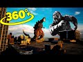 🦍GODZILLA vs KONG | 360 video | Official fan-trailer fight 4K😱