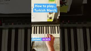 How to play Mozart Turkish March #pianotutorial