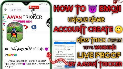 How To Facebook Unique Name I