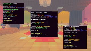 Why there is a 3.1 BIL BID on Fishing Rods... (Hypixel Skyblock)