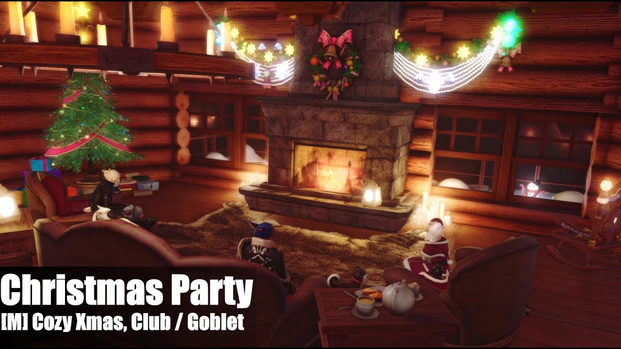 FFXIV Medium House Tour "Christmas Party", Goblet/Zodiark YouTube