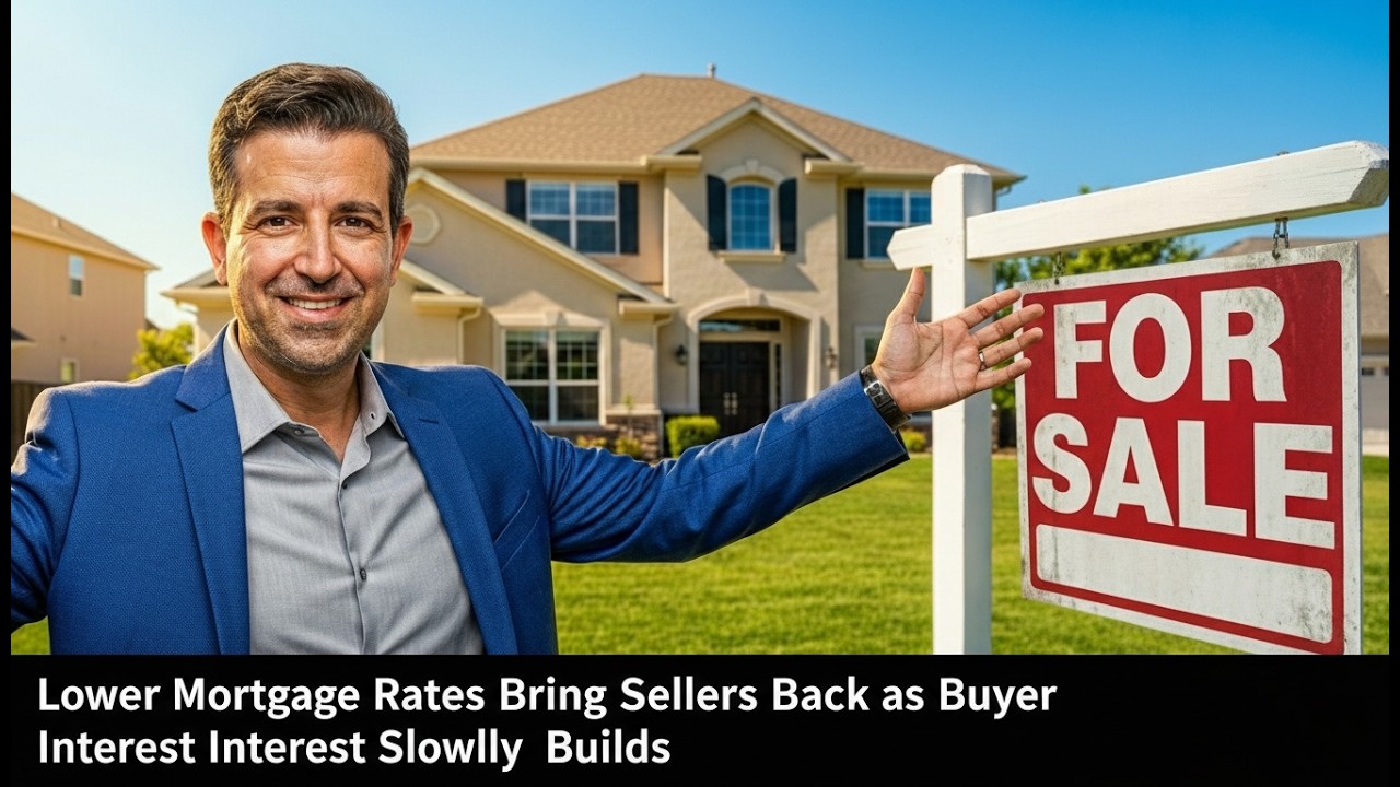 Lower Mortgage Rates Bring Sellers Back as Buyer Interest Slowly Builds