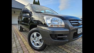 Kia Sportage II 2.0DOHC 141km 2007 czarna GAZ-STOL