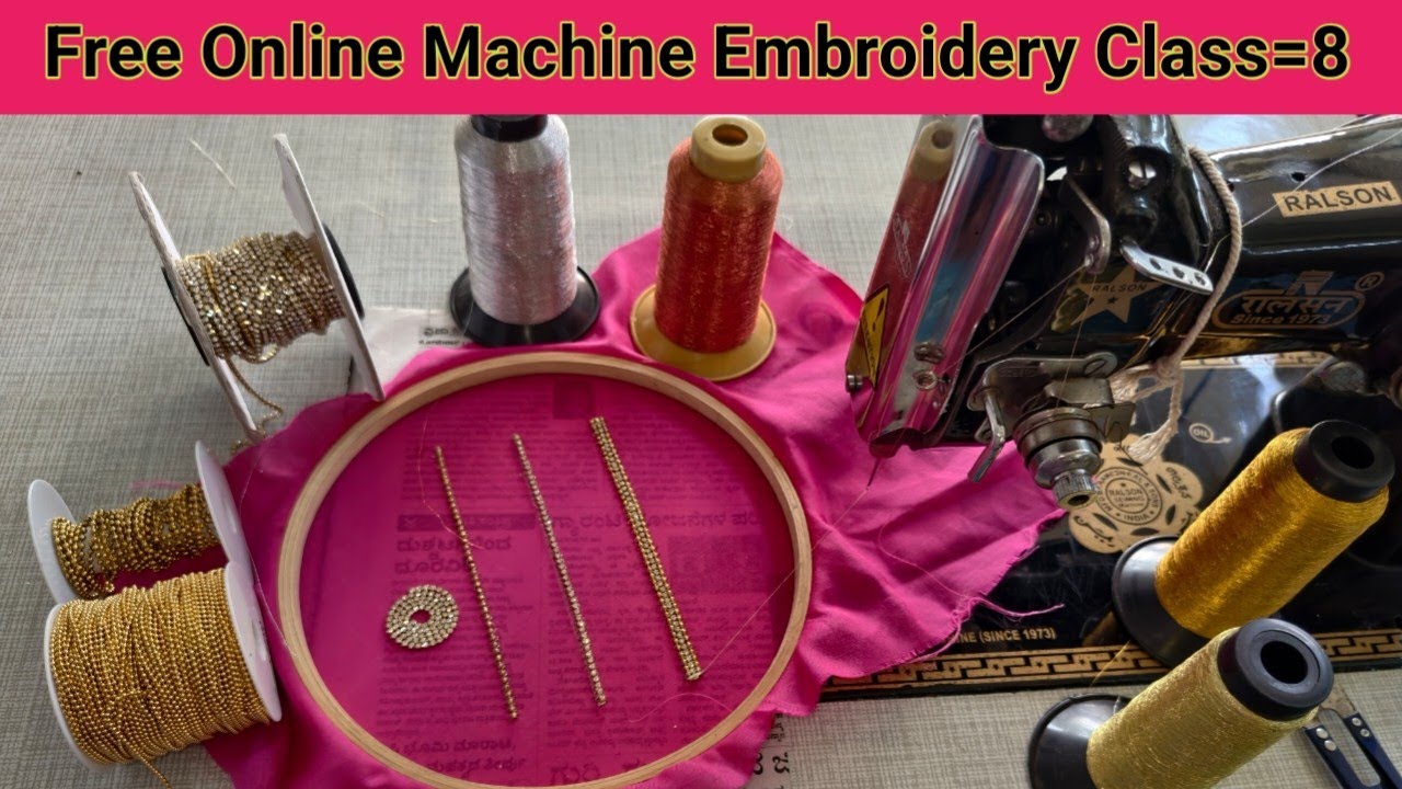 Class=8 ಬಾಲ್ ಚೈನ್ ಸ್ಟೋನ್ ಚೈನ್ ಸ್ಟಿಚಿಂಗ್ ಮಾಡುವ ಸರಿಯಾದ ವಿಧಾನ ಈ ಟಿಪ್ಸ್ ನೀವು ಫಾಲೋ ಮಾಡಿ ಖಂಡಿತ ಬರುತ್ತೆ