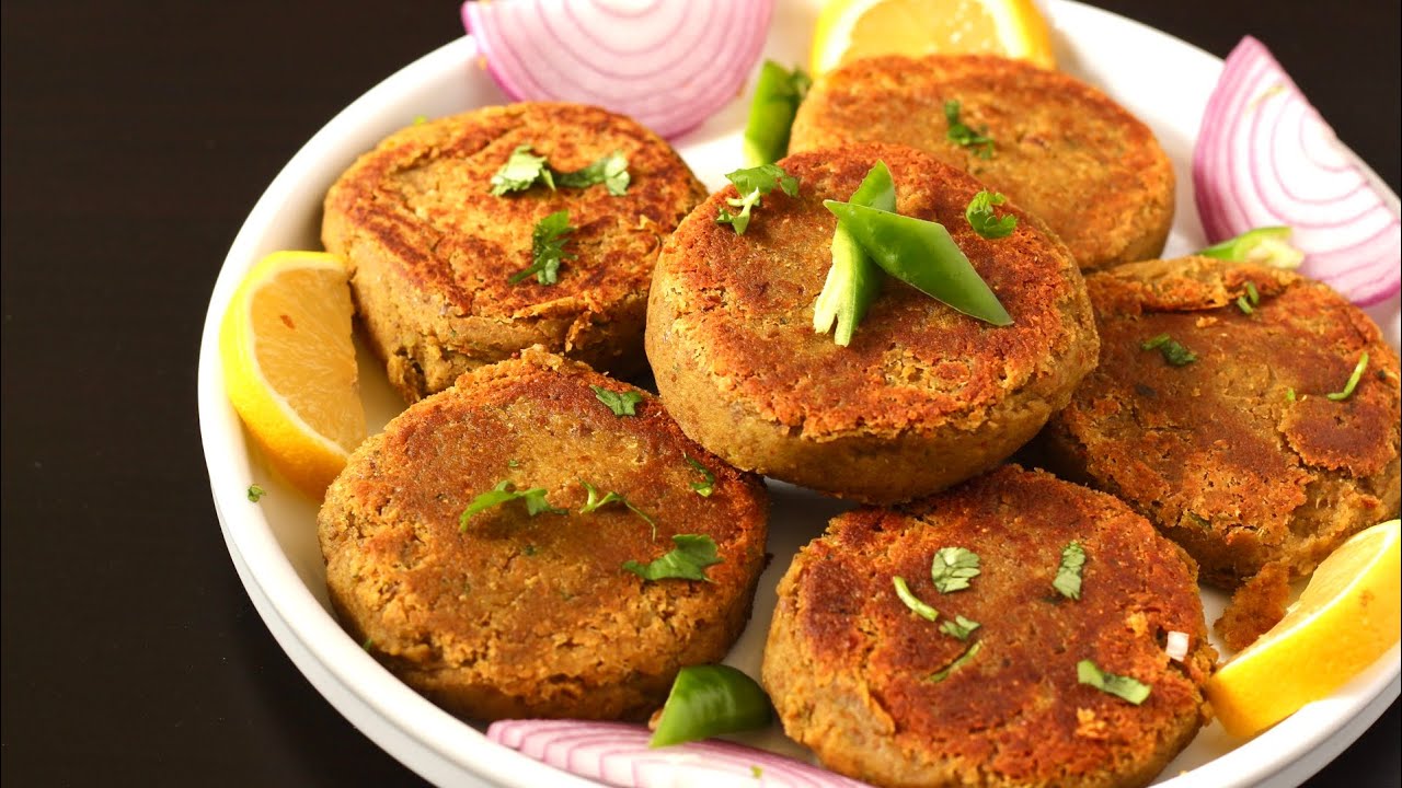 Weight Loss Veg Kabab Recipe | Protein Rich Black Chana Kabab | How To Make Black Chana Kabab