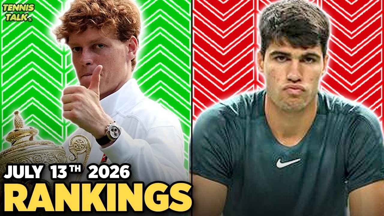 Sinner, Noskova Win Wimbledon 2026 | Swiatek, Alcaraz, Anisimova Fall | Tennis Rankings