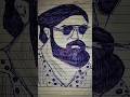 😱 kgf drawing || how to draw kgf #shorts #kgf #yash #drawing #attitude #video #usa #shortsviral #ff