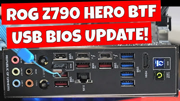 How To USB BIOS Update Flash ASUS ROG Maximus Z790 HERO BTF Without CPU