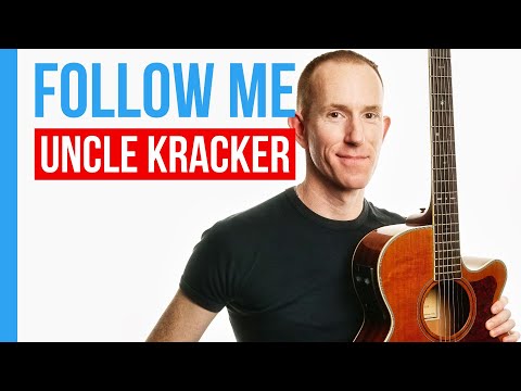 Follow Me Uncle Kracker Acoustic Guitar Lesson - Riff x Chords Tutorial