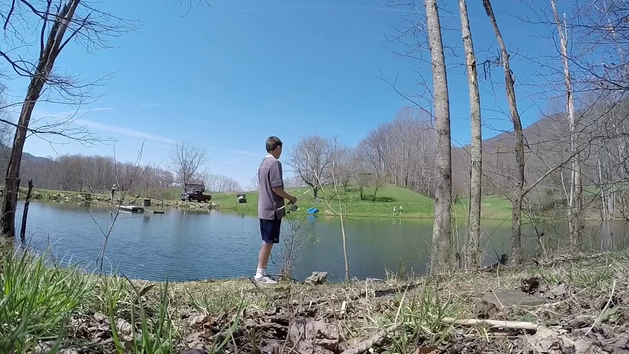 Farm Pond Trout Fishing - YouTube