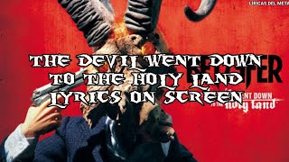 BETZEFER - THE DEVIL WENT DOWN TO THE HOLY LAND LYRICS