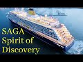 SAGA Spirit of Discovery - Early Morning Arrival Port of Southampton (Drone Shipspotting)