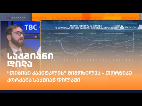 “თიბისი კაპიტალის” მიმოხილვა - თორნიკე კორძაია საქმიან დილაში