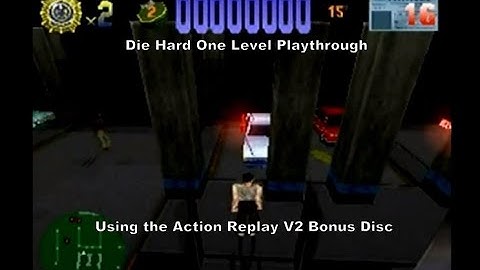 Die Hard Trilogy (Die Hard) One Level Playthrough using the Ps1 ARV2 Ps2 Bonus Disc :D #Sony #Ps1