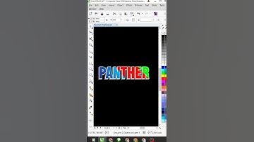 👀 CorelDRAW Multi Color 3D Text Effect | Stylish Typography Tutorial 2025