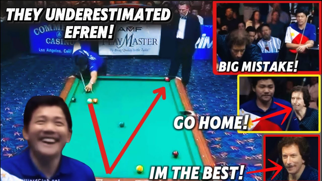 Билли Кардона качает головой в знак шока | Эфрен Рейес совершает невозможное