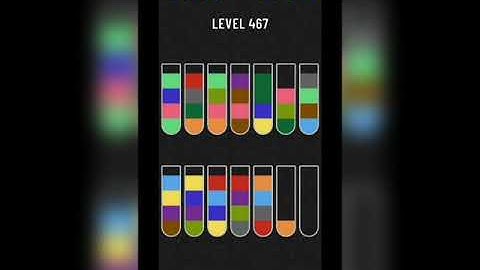 Water sort puzzle level 467