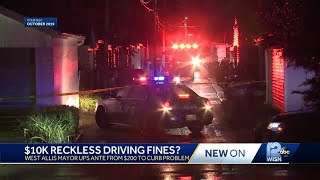 West Allis mayor proposes $10,000 fine for reckless driving