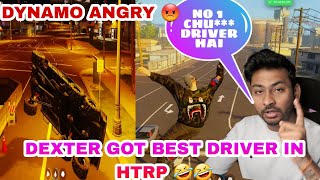 DEXTER MORGAN GOT BEST DRIVER IN HTRP 🤣|DYNAMO ANGRY 😡|HTRP FUNNY MOMENTS 😄|#htrp #hydra
