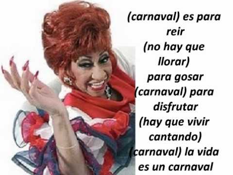 Celia Cruz-La Vida Es Un Carnaval Lyrics